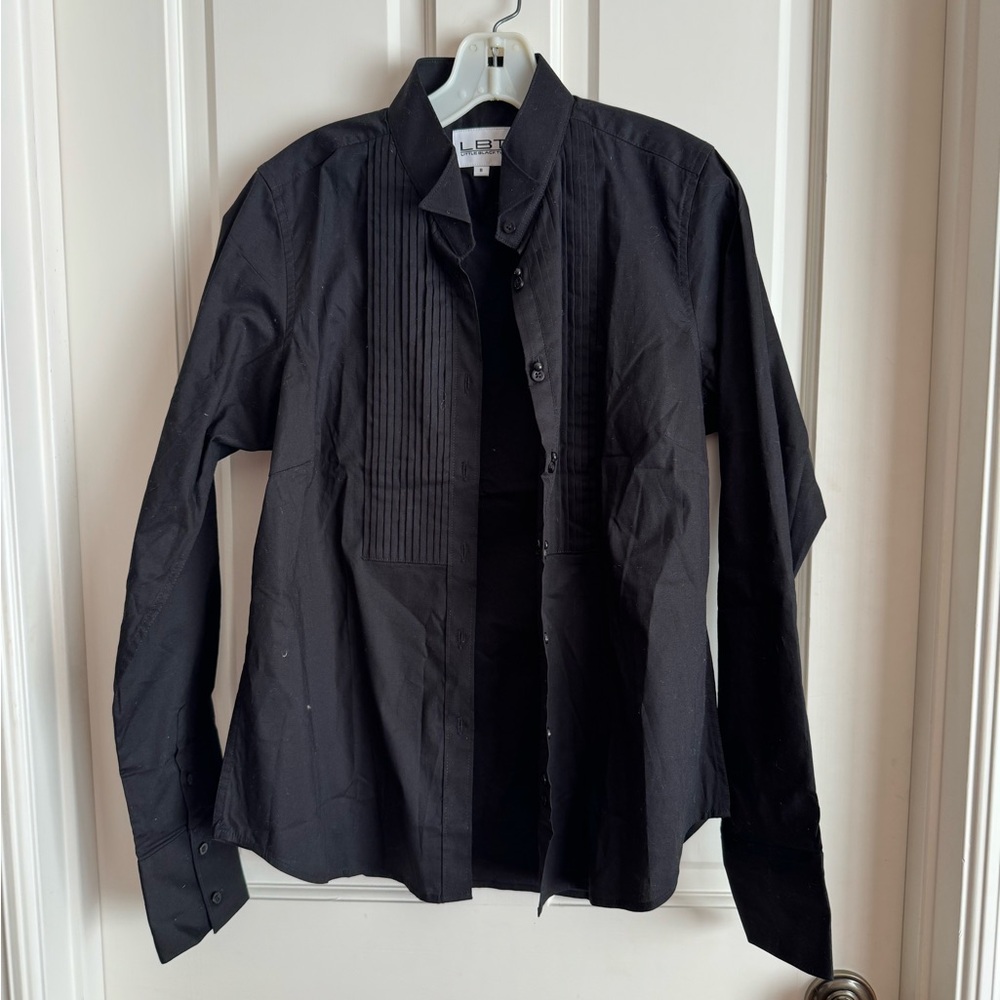 LBT TUXEDO SHIRT - women’s tux black